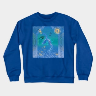 Celestial Aquarius Crewneck Sweatshirt